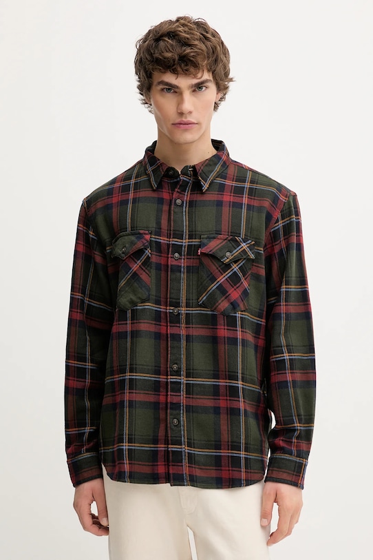 Хлопковая рубашка Levi'S, зеленый
Хлопковая рубашка Levi'S, зеленый