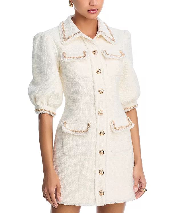 Мини-Платье с украшениями Cinq À Sept, белый
Мини-Платье с украшениями Cinq À Sept, белый