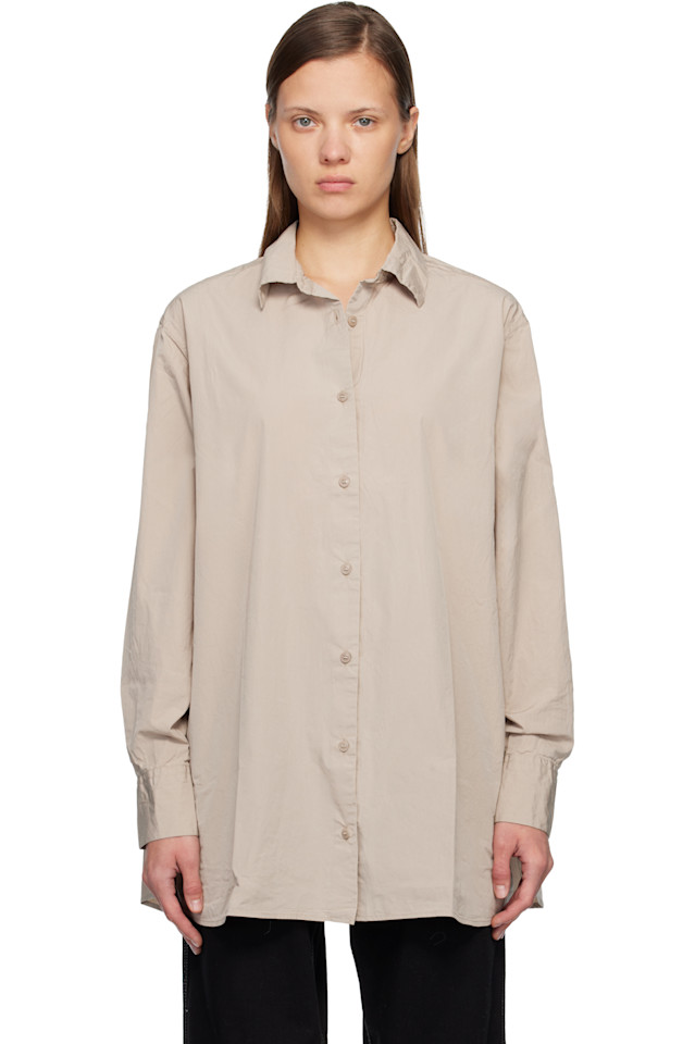 Casey Casey Бежевая рубашка с рисунком пи
Casey Casey Бежевая рубашка с рисунком пи