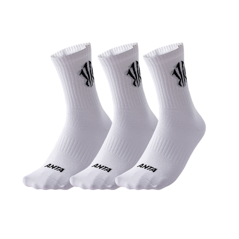 Универсальные баскетбольные носки 3 пары ANTA, белый *3
Универсальные баскетбольные носки 3 пары ANTA, белый *3