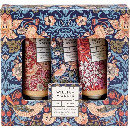 William Morris Подарочный набор крема для рук «Пачули и красные ягоды» в домашних условиях, обогащенный маслом ши и эфирными маслами, удобные для путешествий размеры 3 X 30 мл
William Morris Подарочный набор крема для рук «Пачули и красные ягоды» в домашних условиях, обогащенный маслом ши и эфирными маслами, удобные для путешествий размеры 3 X 30 мл