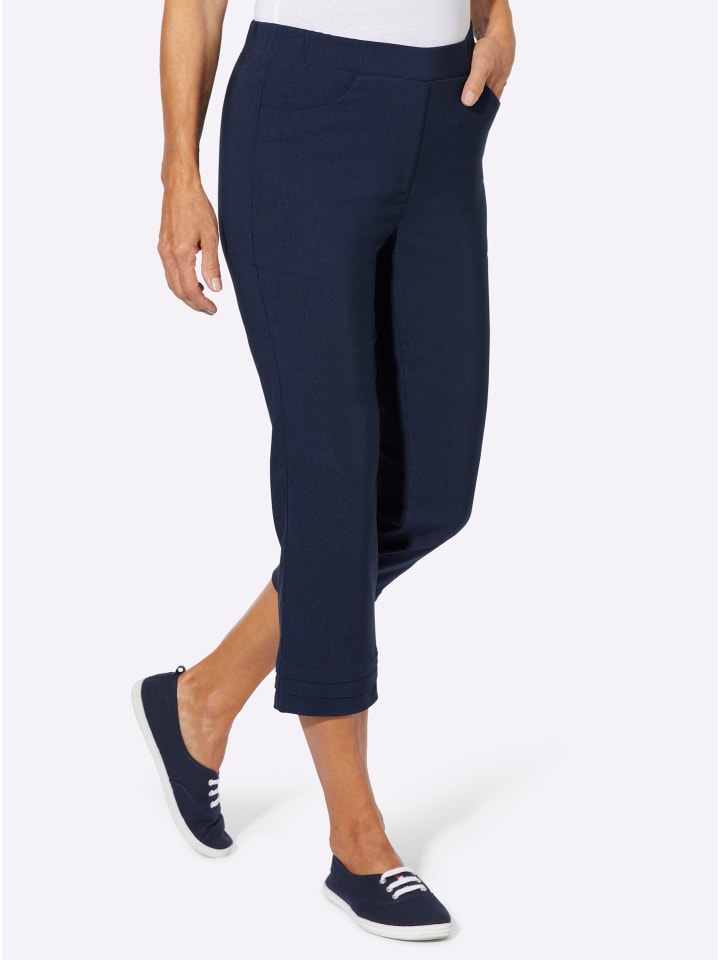 Sieh an! Брюки 3/4 темно-синего цвета
Sieh an! Брюки 3/4 темно-синего цвета