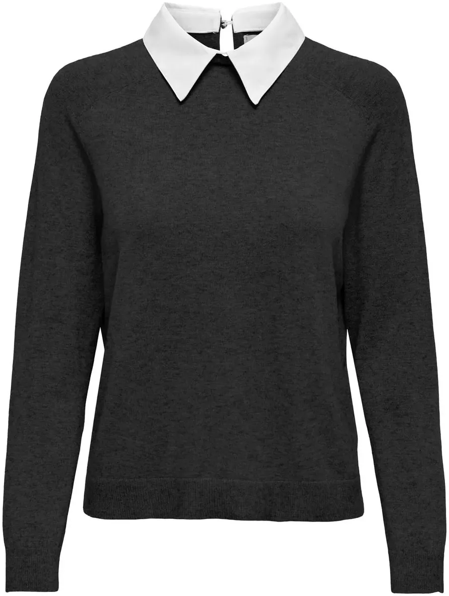 Only свитер с круглым вырезом "ONLANGIE LIFE LS MIX COLLAR CC KNT", черный
Only свитер с круглым вырезом "ONLANGIE LIFE LS MIX COLLAR CC KNT", черный