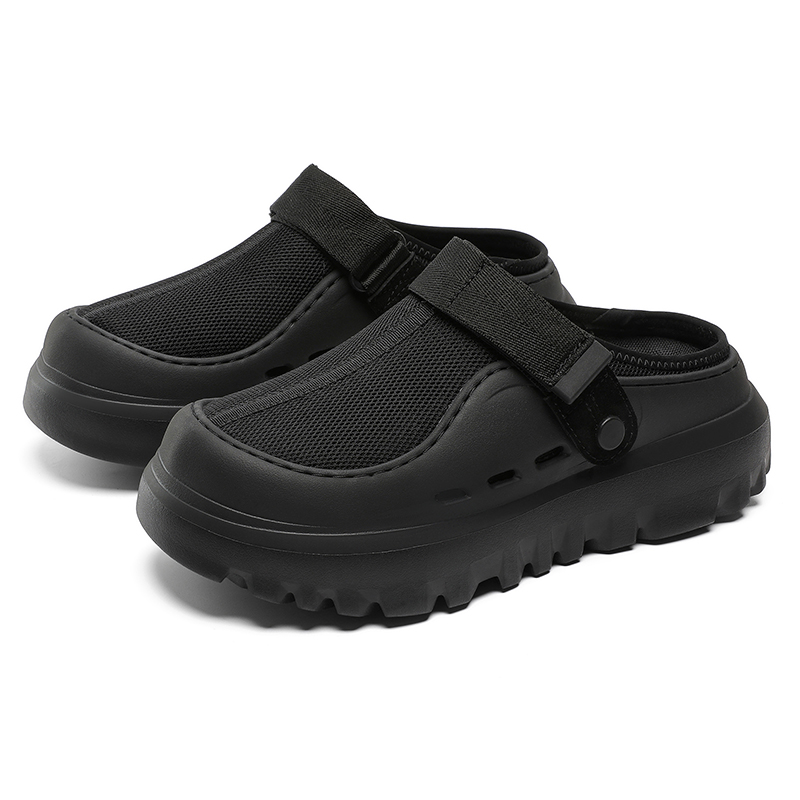 KUNGFUDEER Закрытые тапочки унисекс черные, цвет Black
KUNGFUDEER Закрытые тапочки унисекс черные, цвет Black