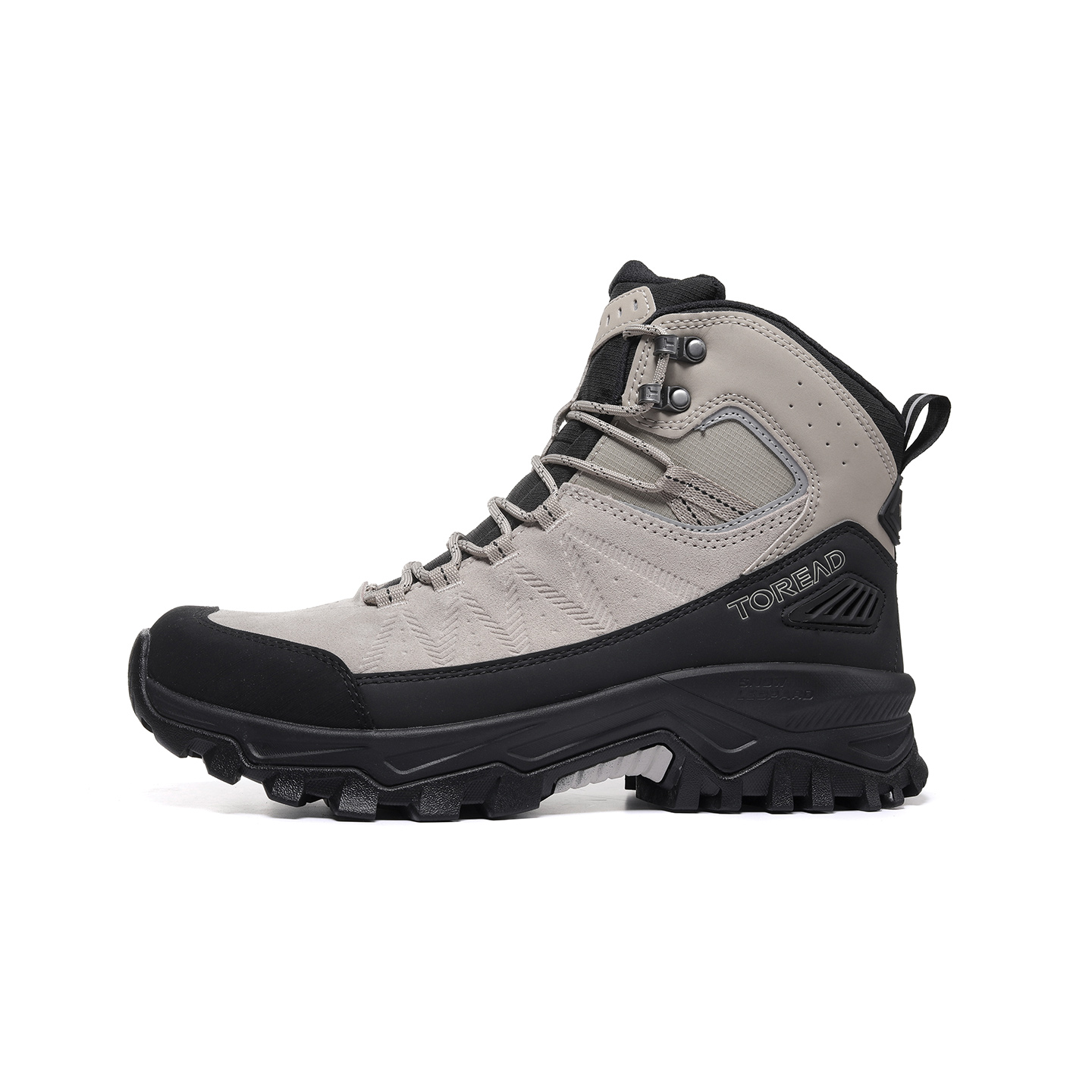 TOREAD Противоскользящие износостойкие походные кроссовки среднего размера, мужские, бежево-черные
TOREAD Противоскользящие износостойкие походные кроссовки среднего размера, мужские, бежево-черные