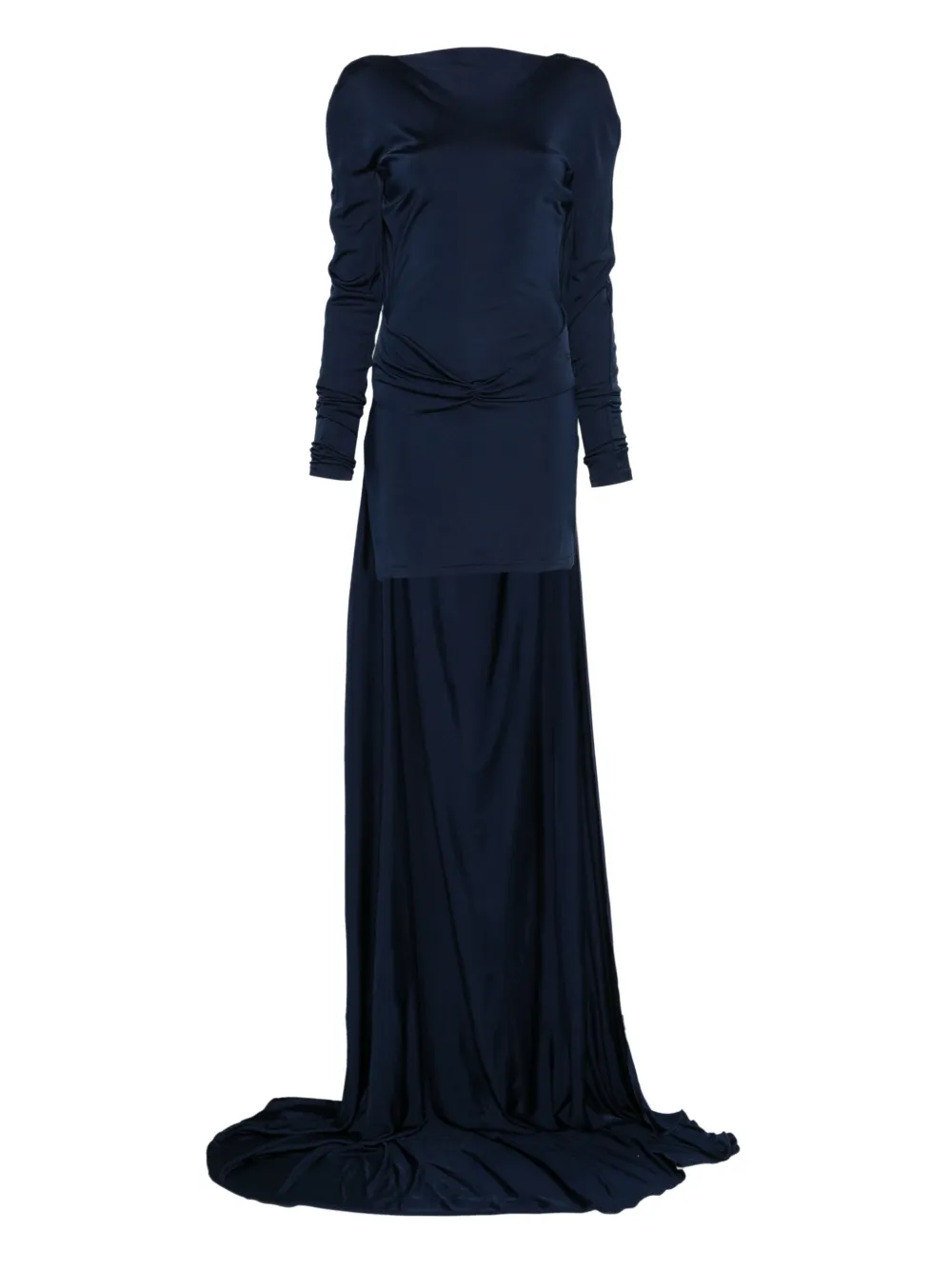 Платье с драпировкой David Koma, синий
Платье с драпировкой David Koma, синий