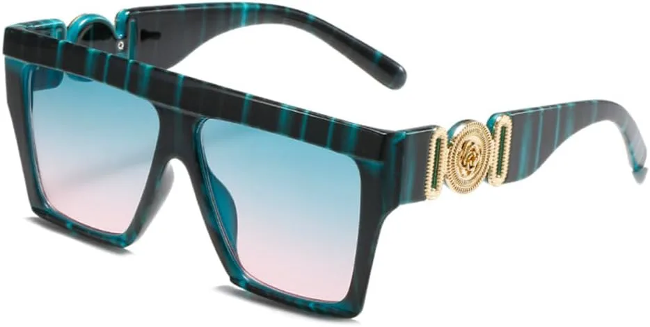 Модные солнцезащитные очки-щиток для женщин и мужчин, линзы, металлическая оправа, роскошный повседневный стиль, защита от ультрафиолета UV400 LVTFCO, C3
Модные солнцезащитные очки-щиток для женщин и мужчин, линзы, металлическая оправа, роскошный повседневный стиль, защита от ультрафиолета UV400 LVTFCO, C3