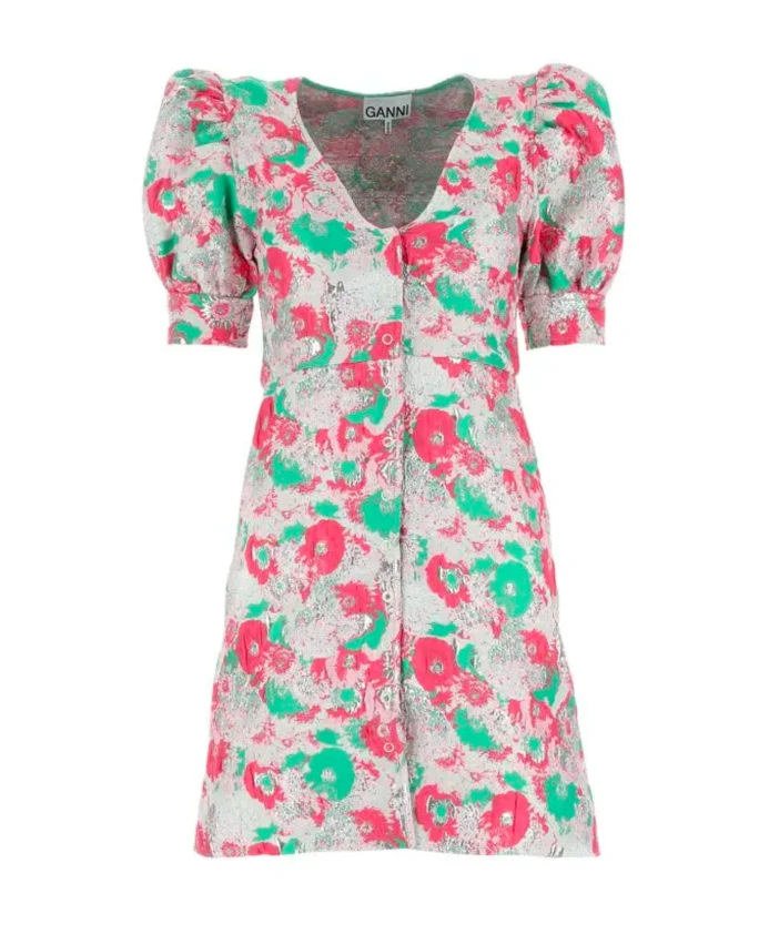 Дневное короткое платье Ganni, розовый
Дневное короткое платье Ganni, розовый