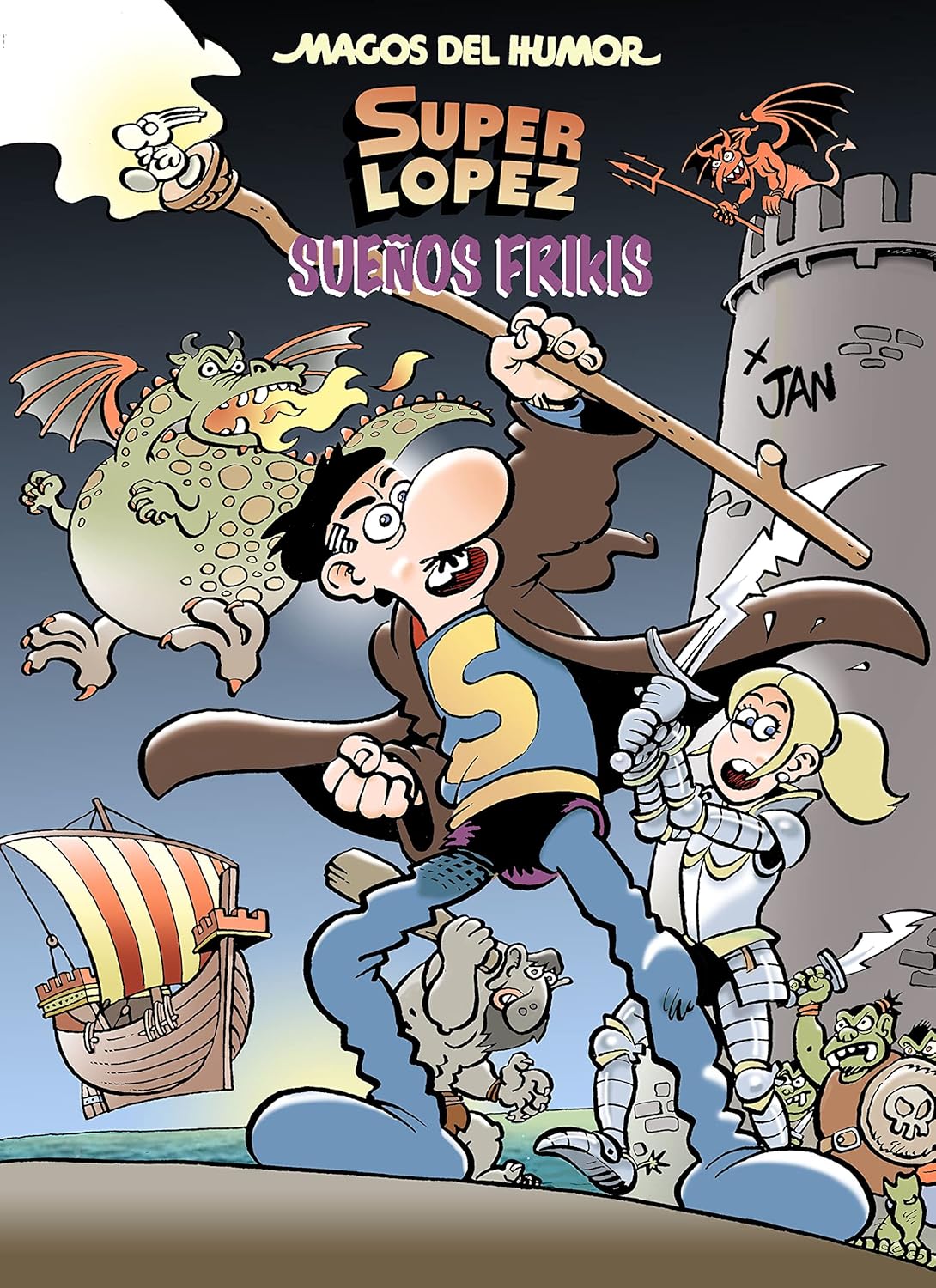 Superlópez. Sueños frikis (Magos del Humor 213) (Bruguera)
Superlópez. Sueños frikis (Magos del Humor 213) (Bruguera)