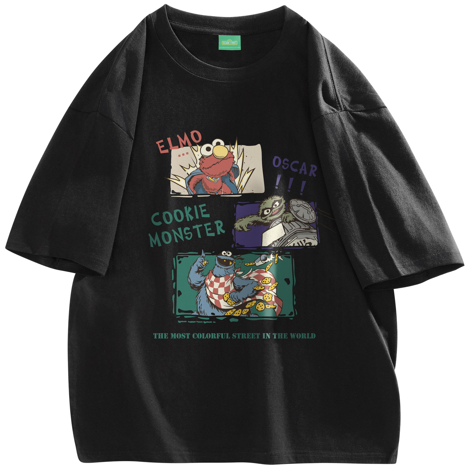 Футболка 2 шт Унисекс SESAME STREET, Горохово-зелёный
Футболка 2 шт Унисекс SESAME STREET, Горохово-зелёный