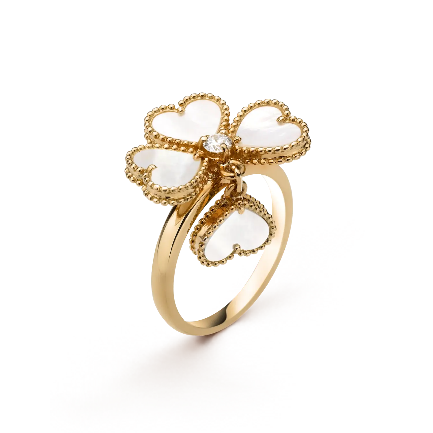 Кольцо Van Cleef & Arpels Sweet Hearts, желтое золото 18 ct, бриллианты, перламутр
Кольцо Van Cleef & Arpels Sweet Hearts, желтое золото 18 ct, бриллианты, перламутр