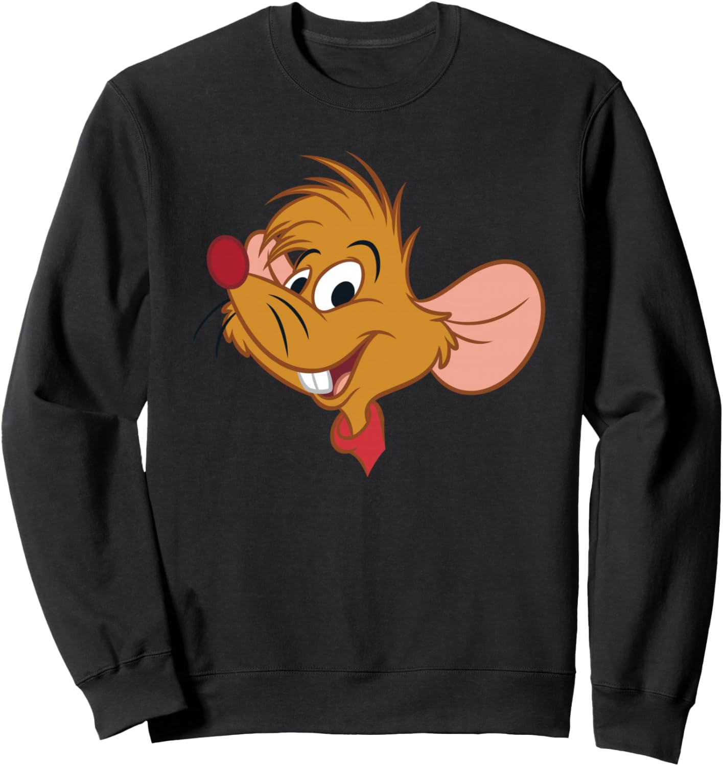 Толстовка с изображением мышонка Жака из мультфильма «Золушка» от Disney, черный
Толстовка с изображением мышонка Жака из мультфильма «Золушка» от Disney, черный