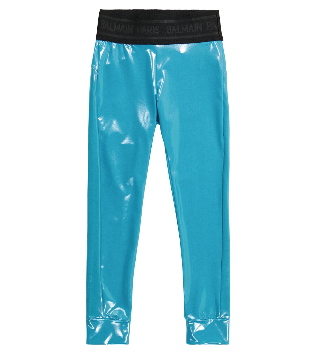 Металлические леггинсы Balmain Kids, Turchese 
Металлические леггинсы Balmain Kids, Turchese