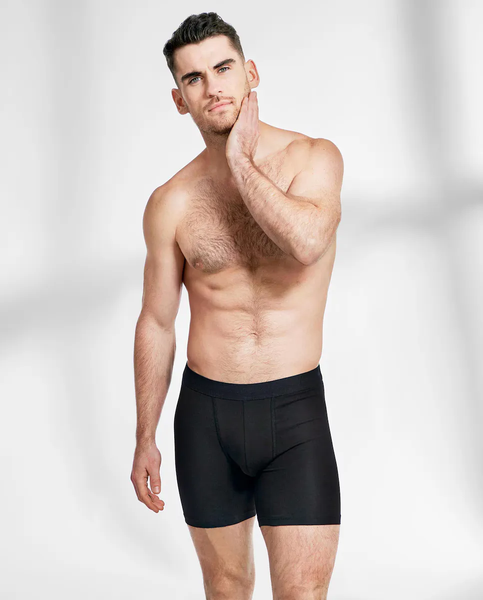 Пак боксеров из органического хлопка экстрадлинные Bread & Boxers, черный
Пак боксеров из органического хлопка экстрадлинные Bread & Boxers, черный