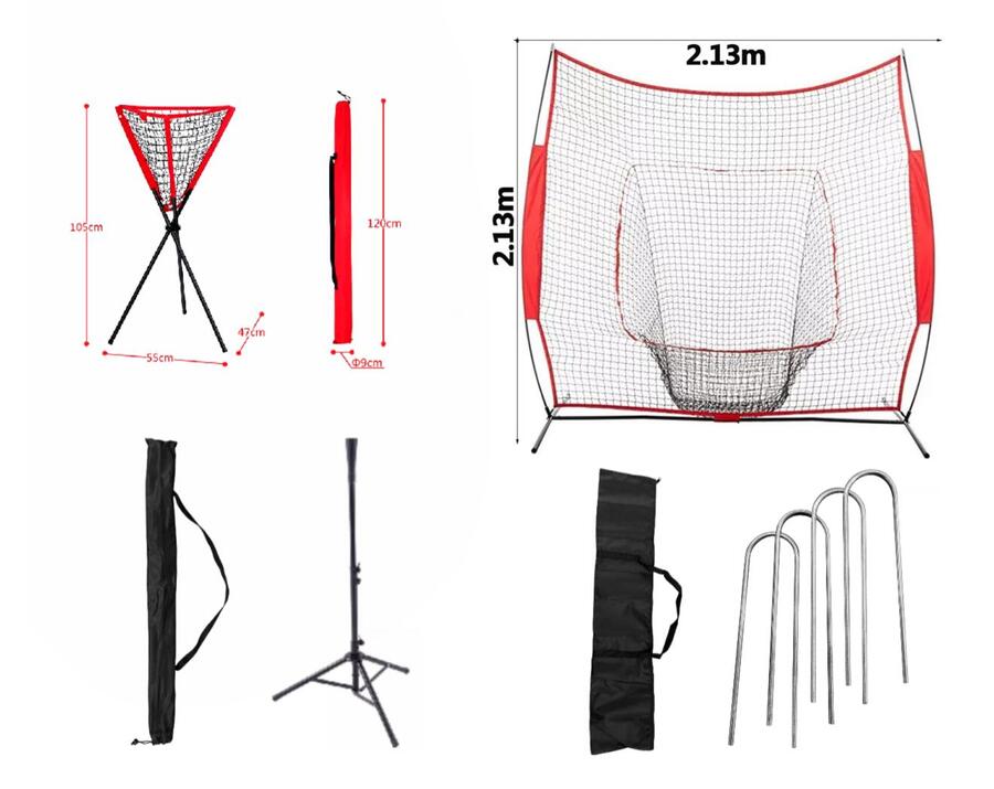 BARNETT Комплект BNB-03: тренировочная сетка + бейсбольная футболка + корзина для мячей
BARNETT Комплект BNB-03: тренировочная сетка + бейсбольная футболка + корзина для мячей