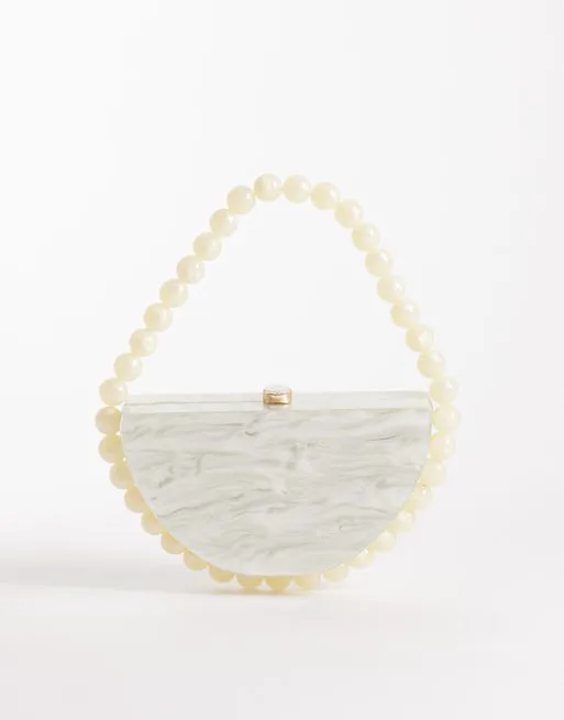 Кремовый клатч New Look Pearl Box
Кремовый клатч New Look Pearl Box