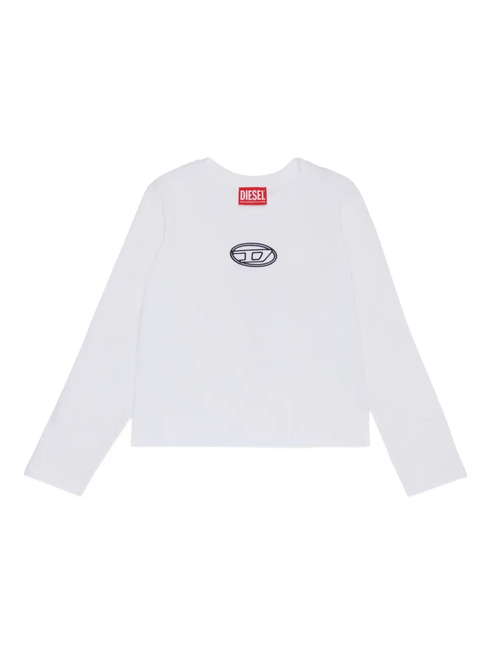Топ с длинными рукавами и вышитым логотипом Diesel Kids, белый
Топ с длинными рукавами и вышитым логотипом Diesel Kids, белый