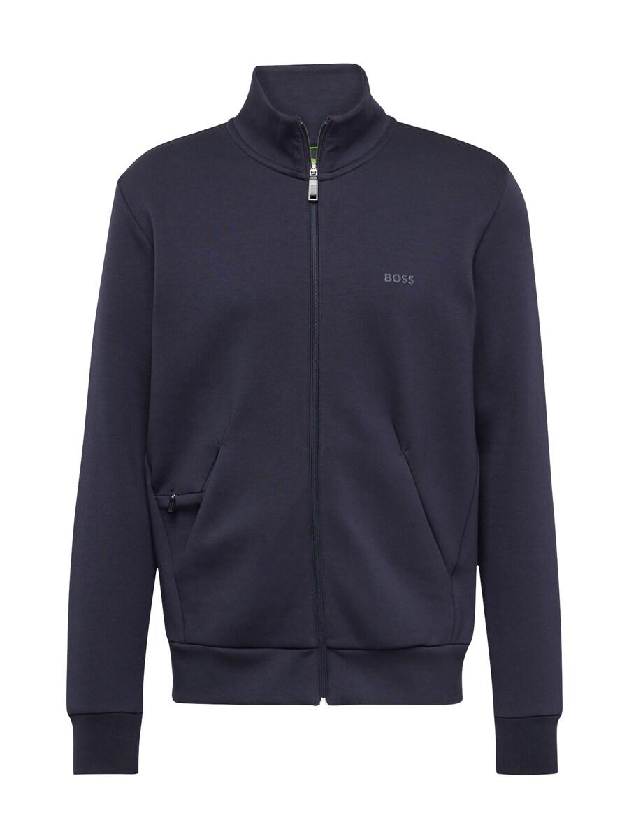 Толстовка с капюшоном на молнии BOSS Skaz, темно-синий
Толстовка с капюшоном на молнии BOSS Skaz, темно-синий