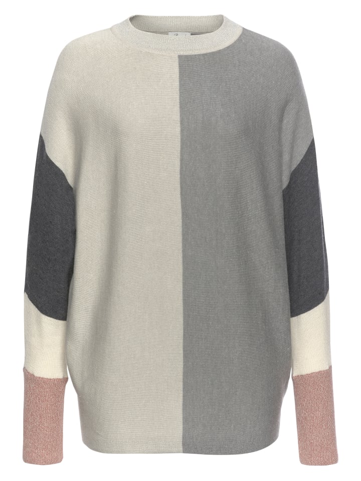 Свитер с круглым вырезом в кремово-белом, сером и пыльно-розовом цветах BOYSENS
Свитер с круглым вырезом в кремово-белом, сером и пыльно-розовом цветах BOYSENS