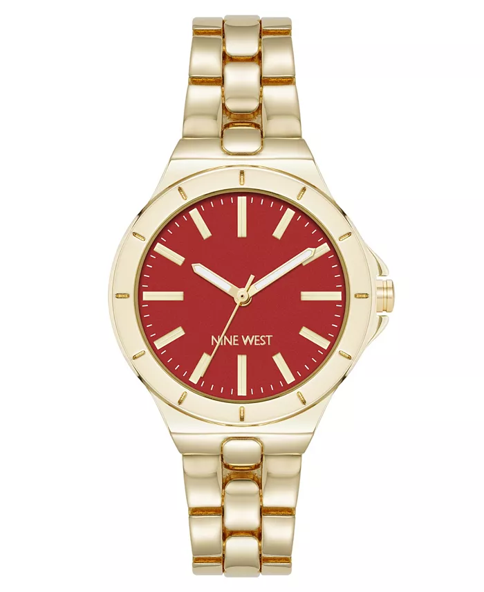 Женские часы Quartz Iconic из бургундского оттенка и металлического сплава золотистого тона, 35mm Anne Klein
Женские часы Quartz Iconic из бургундского оттенка и металлического сплава золотистого тона, 35mm Anne Klein