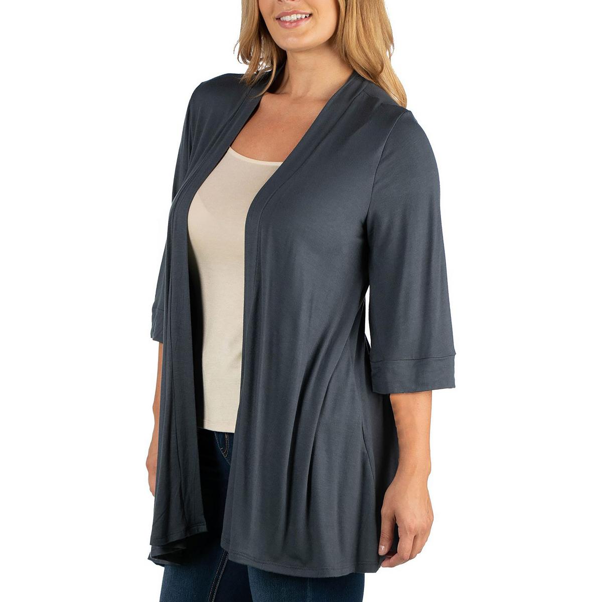 Женский однотонный блейзер из полиэстера с открытым передом 24seven Comfort Apparel, цвет charcoal
Женский однотонный блейзер из полиэстера с открытым передом 24seven Comfort Apparel, цвет charcoal
