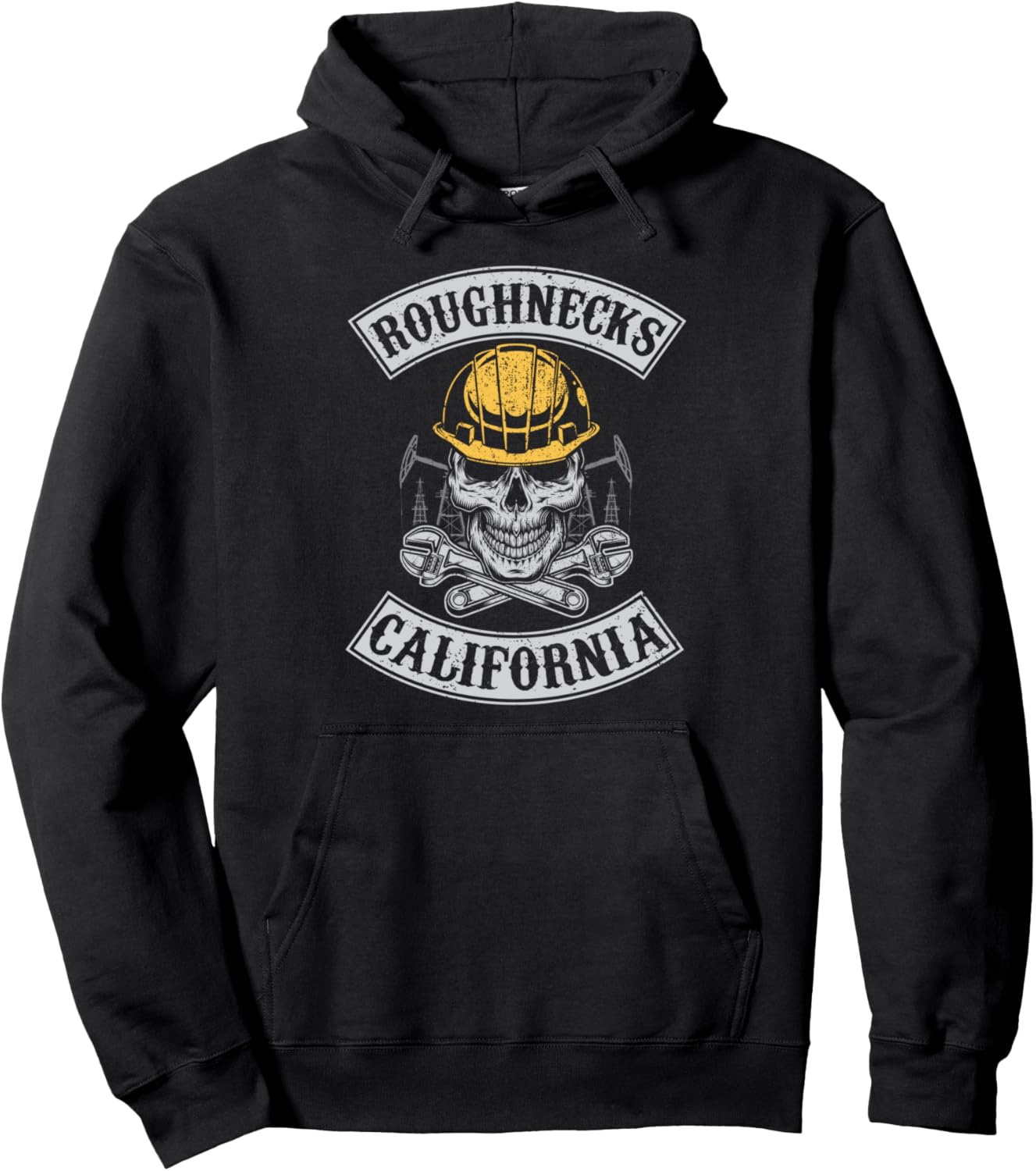 Толстовка с капюшоном для нефтяника Roughnecks California Oilfield Roughneck Oilfield Roughneck - Oil Rig Worker Geschenke, черный
Толстовка с капюшоном для нефтяника Roughnecks California Oilfield Roughneck Oilfield Roughneck - Oil Rig Worker Geschenke, черный