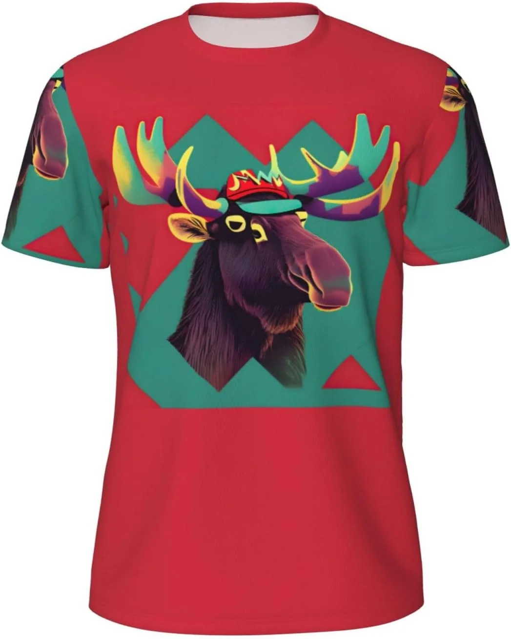 Футболка мужская Moose Print с коротким рукавом, дышащая, для спорта CADREWY
Футболка мужская Moose Print с коротким рукавом, дышащая, для спорта CADREWY