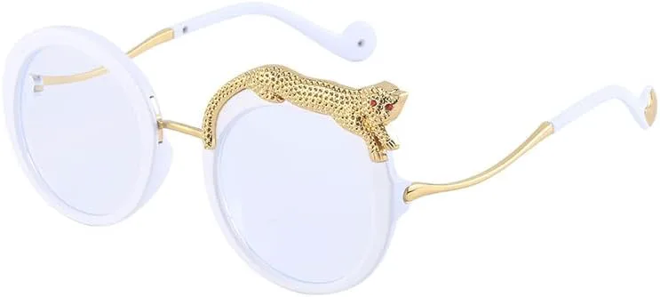 Женские солнцезащитные очки в стиле панк с леопардовым принтом - круглая оправа в европейско-американском стиле, защита от ультрафиолета UV400 DHJKLUJO, 9
Женские солнцезащитные очки в стиле панк с леопардовым принтом - круглая оправа в европейско-американском стиле, защита от ультрафиолета UV400 DHJKLUJO, 9