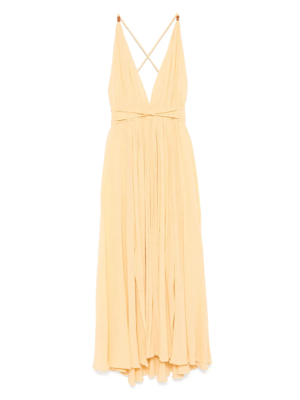 Расклешенное платье миди Caravana, желтый
Расклешенное платье миди Caravana, желтый
