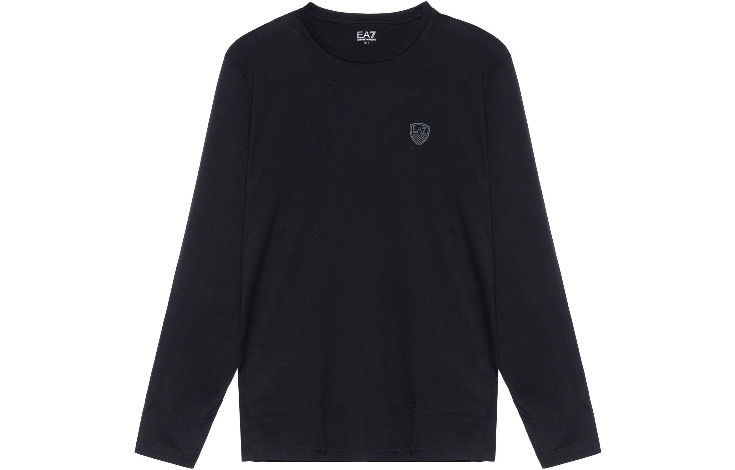 EMPORIO ARMANI Футболка с логотипом на груди однотонная с длинным рукавом мужская Black
EMPORIO ARMANI Футболка с логотипом на груди однотонная с длинным рукавом мужская Black