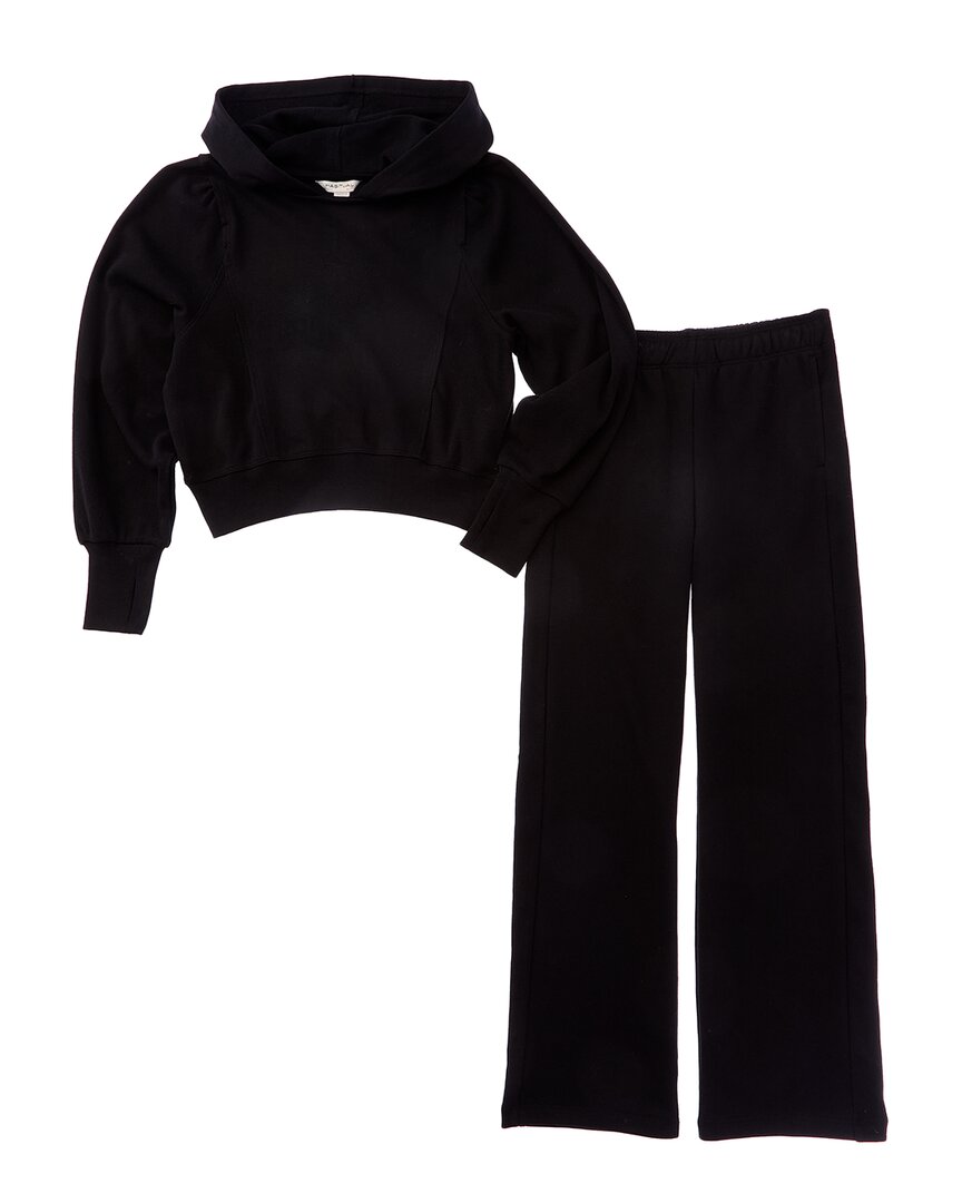 Привычный комплект худи и брюк Habitual, черный 
Привычный комплект худи и брюк Habitual, черный