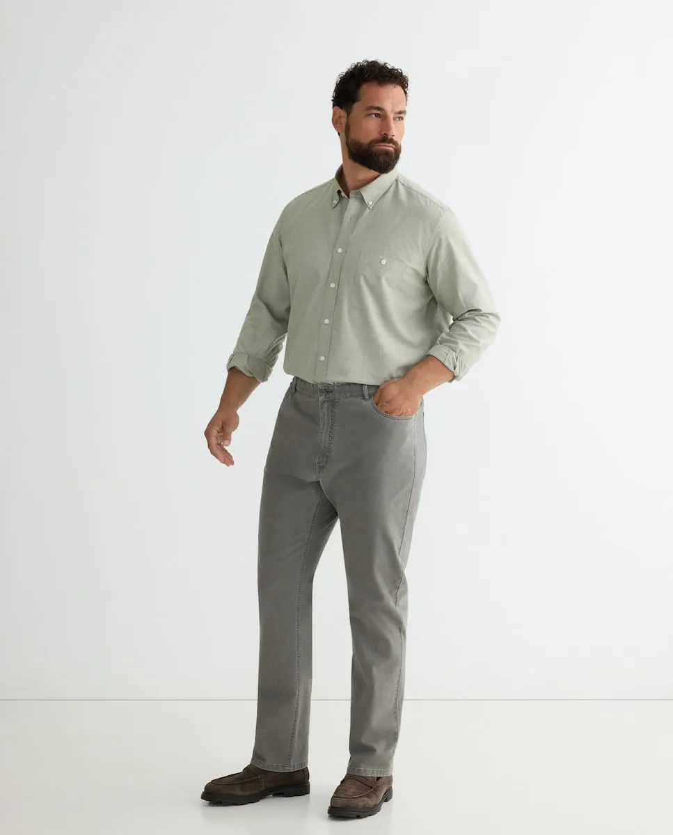 Мужские брюки с пятью карманами, спортивного стиля, обычного кроя, из хлопка с эластаном Dustin, серый
Мужские брюки с пятью карманами, спортивного стиля, обычного кроя, из хлопка с эластаном Dustin, серый