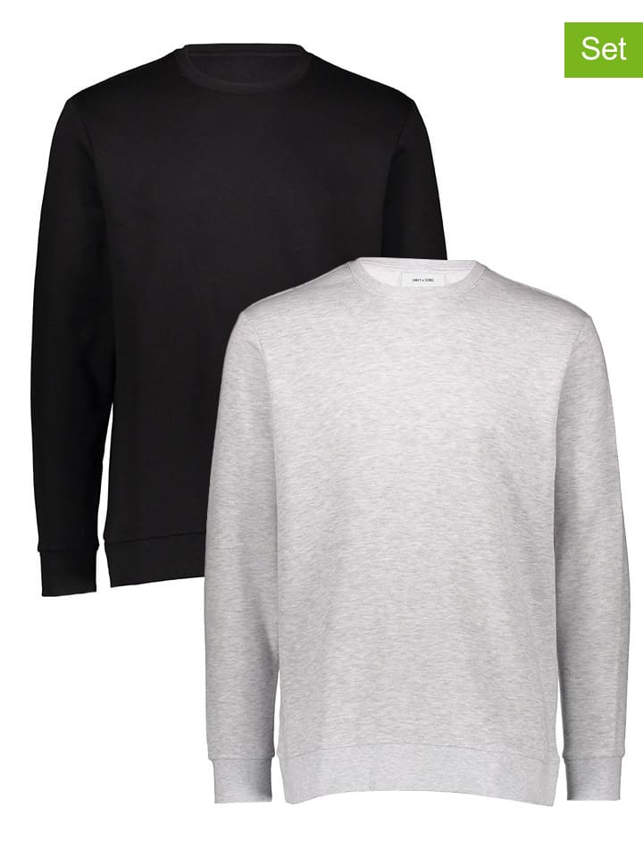 Толстовка ONLY & SONS, черный/серый
Толстовка ONLY & SONS, черный/серый