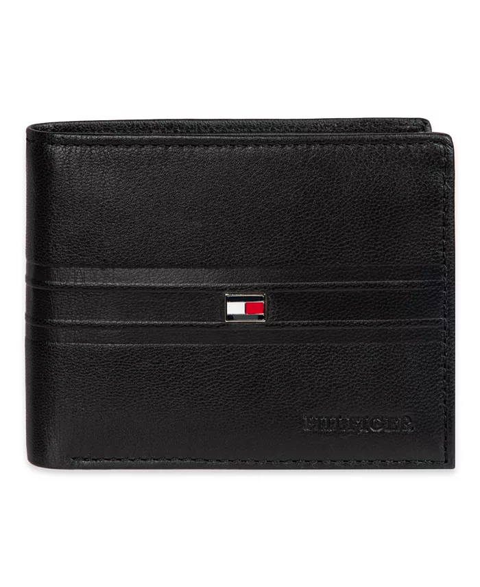Мужской кошелек-буклет Bifold Traveler с рельефным RFID-элементом Tommy Hilfiger
Мужской кошелек-буклет Bifold Traveler с рельефным RFID-элементом Tommy Hilfiger