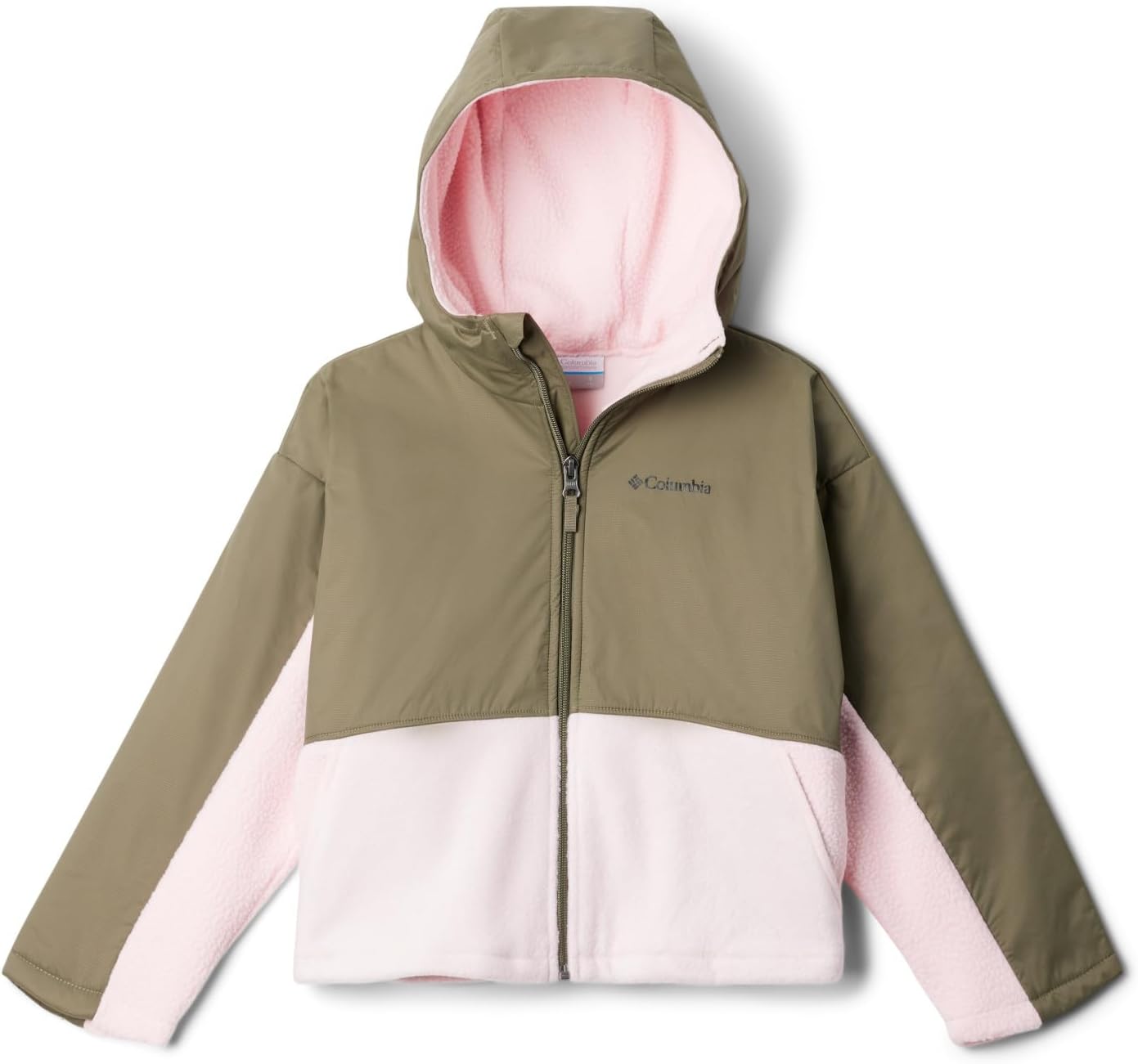 Columbia детская толстовка Benton Springs Novelty с капюшоном из флиса, Satin Pink/Stone Green
Columbia детская толстовка Benton Springs Novelty с капюшоном из флиса, Satin Pink/Stone Green
