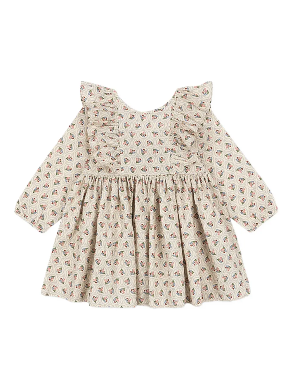 Платье с оборками и цветочным принтом Konges Sløjd, светло-бежевый
Платье с оборками и цветочным принтом Konges Sløjd, светло-бежевый