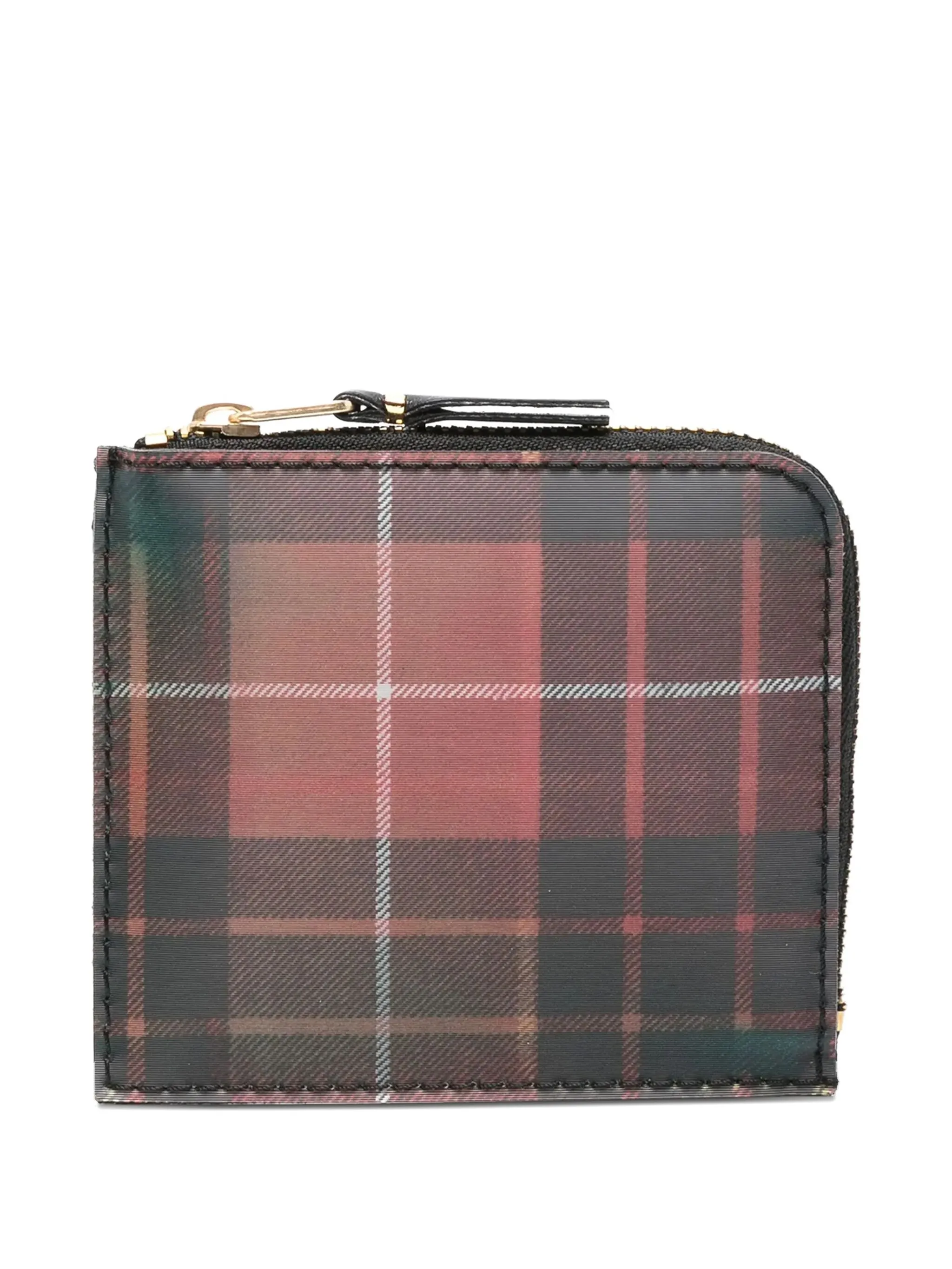 Кошелек в клетку тартан с круговой молнией Comme Des Garçons Wallet, красный
Кошелек в клетку тартан с круговой молнией Comme Des Garçons Wallet, красный