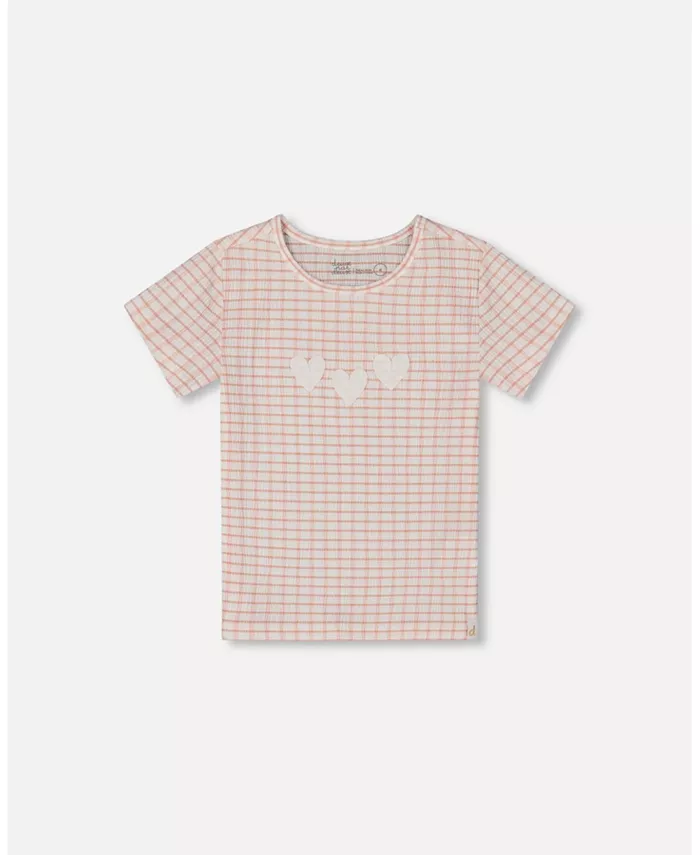 Кринкл-топ с аппликацией для девочек, светло-старый розовый Deux par Deux
Кринкл-топ с аппликацией для девочек, светло-старый розовый Deux par Deux