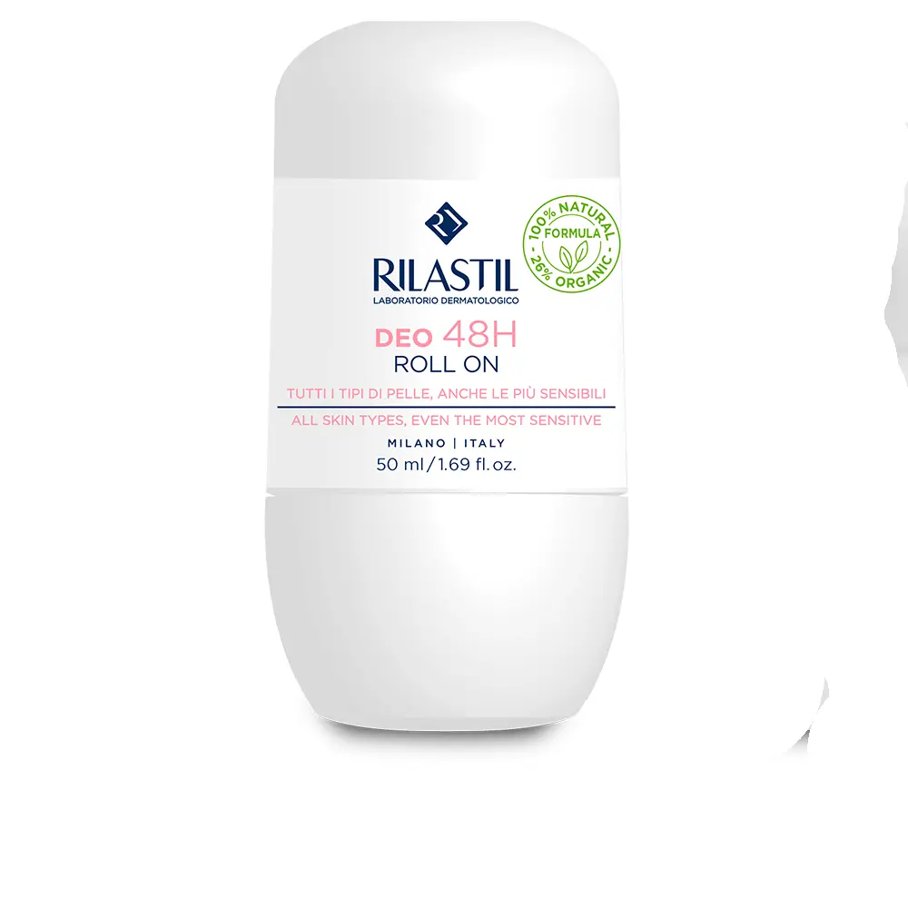 Дезодорант Deodermial desodorante roll-on 48h Rilastil, 50 мл. 
Дезодорант Deodermial desodorante roll-on 48h Rilastil, 50 мл.