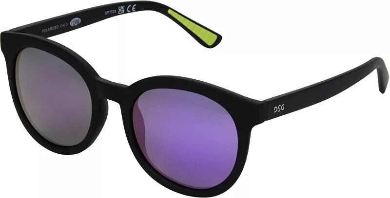 Круглые поляризованные солнцезащитные очки Dsg, черный 
Круглые поляризованные солнцезащитные очки Dsg, черный