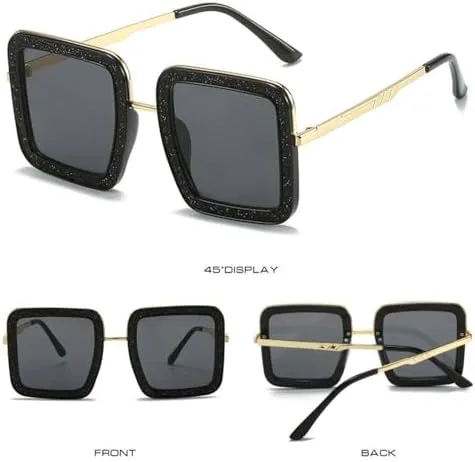 Модные солнцезащитные очки большого размера с бриллиантами для женщин, стильные квадратные солнцезащитные очки с кристаллами, защита от ультрафиолета UV400 MTZJH, C5
Модные солнцезащитные очки большого размера с бриллиантами для женщин, стильные квадратные солнцезащитные очки с кристаллами, защита от ультрафиолета UV400 MTZJH, C5