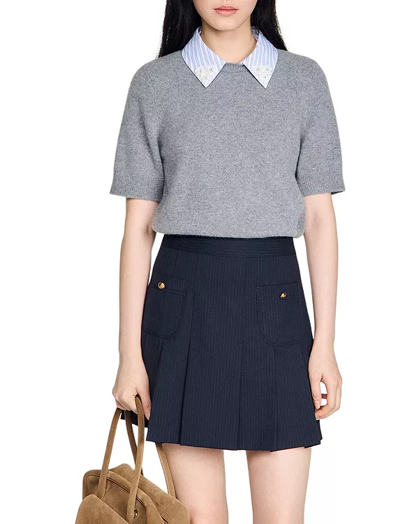 Свитер Тео с многослойным дизайном Sandro, серый
Свитер Тео с многослойным дизайном Sandro, серый