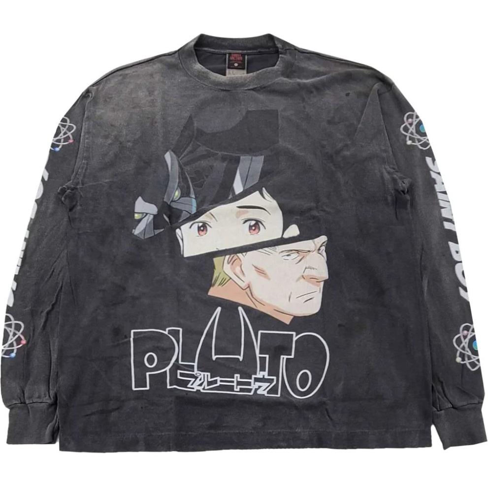 Футболка Saint Michael X Pluto Ls SAINT Mxxxxxx, черная 
Футболка Saint Michael X Pluto Ls SAINT Mxxxxxx, черная