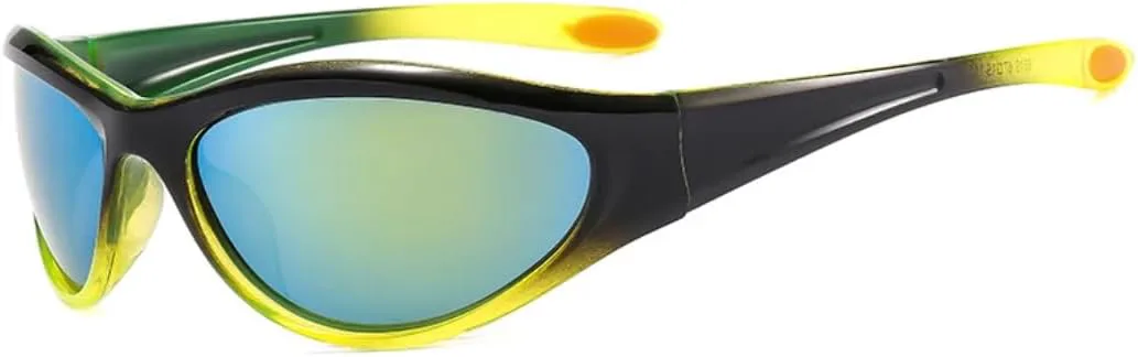 Солнцезащитные очки в овальной оправе в стиле киберпанк для женщин, роскошные мужские очки для велоспорта, спорта, Drive Punk UV400 TVTBBVV, Black Yellow Gold
Солнцезащитные очки в овальной оправе в стиле киберпанк для женщин, роскошные мужские очки для велоспорта, спорта, Drive Punk UV400 TVTBBVV, Black Yellow Gold