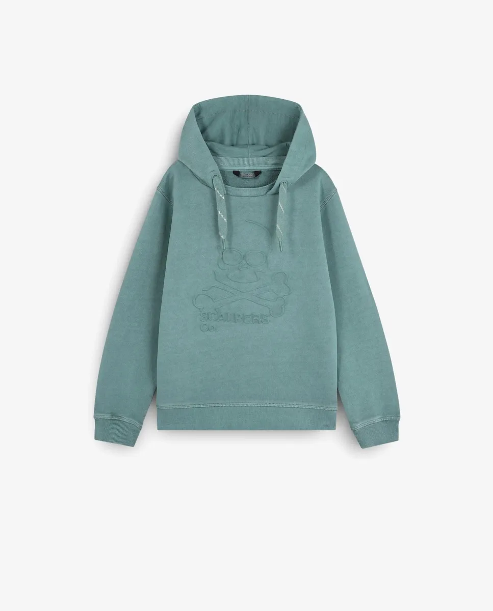 Детская хлопковая толстовка с капюшоном Scalpers, бирюзовый
Детская хлопковая толстовка с капюшоном Scalpers, бирюзовый