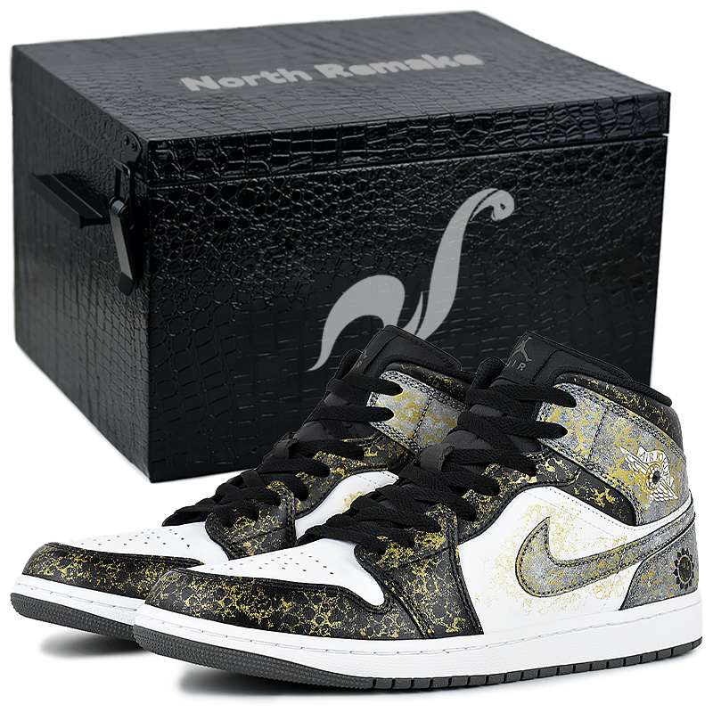 Jordan Износостойкие и легкие баскетбольные кроссовки Air 1 Mid Top Vintage для мужчин, черные, белые, серые
Jordan Износостойкие и легкие баскетбольные кроссовки Air 1 Mid Top Vintage для мужчин, черные, белые, серые