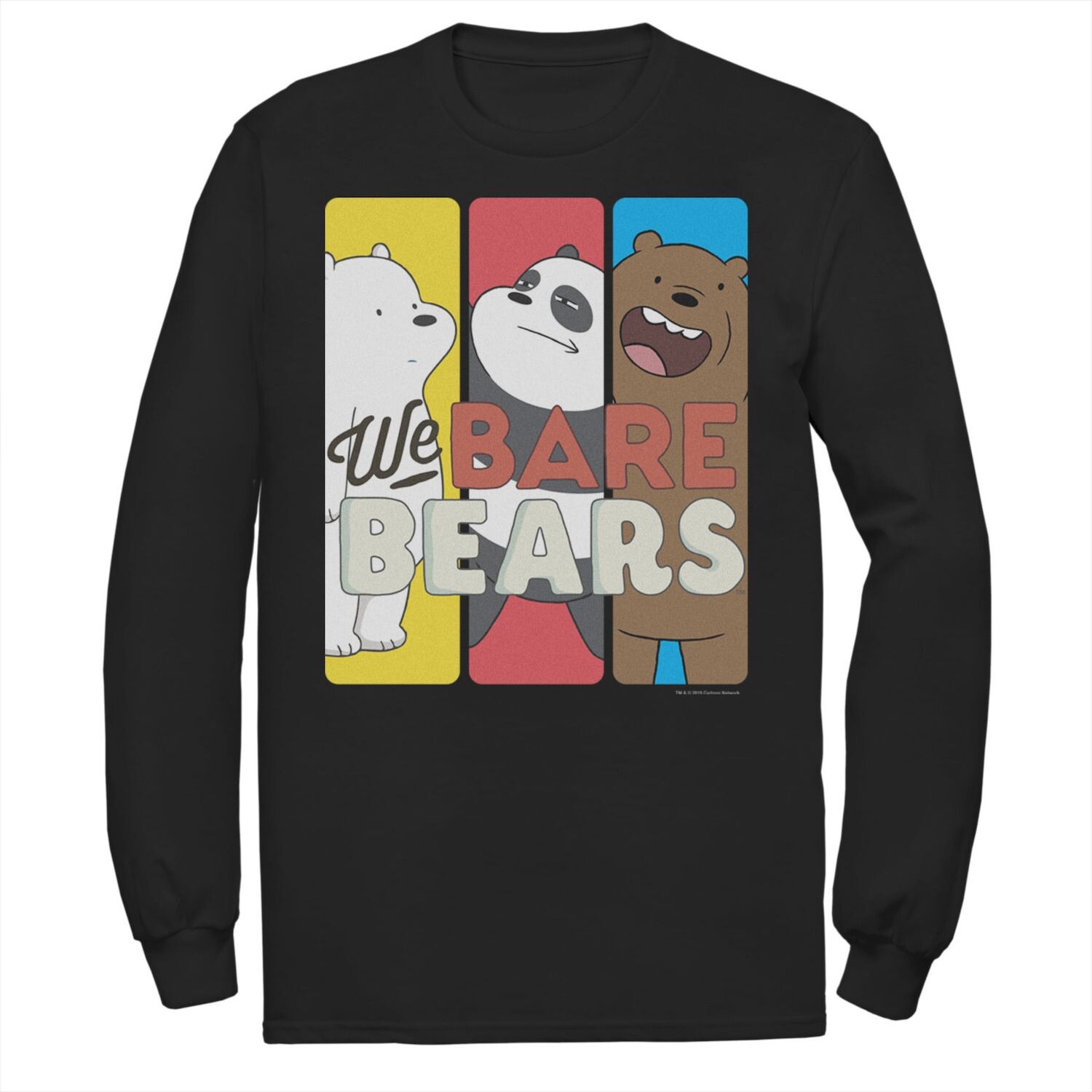 Мужская футболка We Bare Bears с вставками в виде персонажей Licensed Character
Мужская футболка We Bare Bears с вставками в виде персонажей Licensed Character