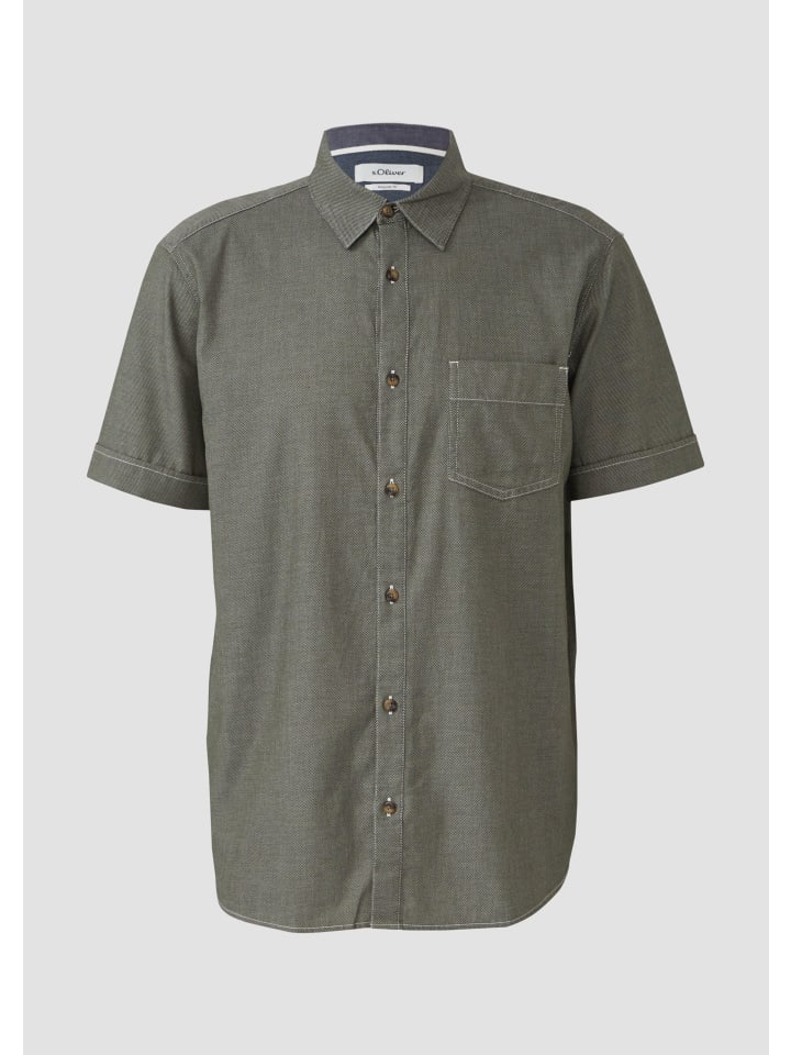 Рубашка s.Oliver, оливковый
Рубашка s.Oliver, оливковый