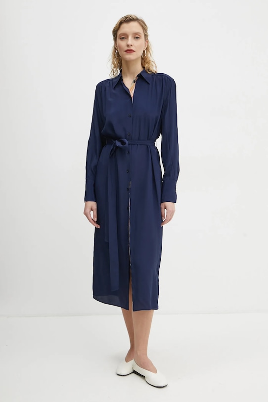 Платье с добавлением шелка Ps Paul Smith, темно-синий
Платье с добавлением шелка Ps Paul Smith, темно-синий
