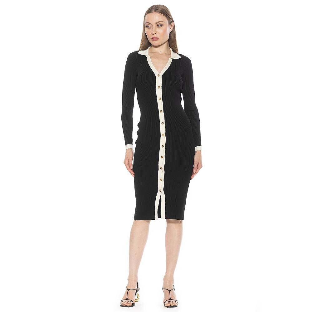 Женское трикотажное платье миди с длинными рукавами ALEXIA ADMOR Cordelia, черный
Женское трикотажное платье миди с длинными рукавами ALEXIA ADMOR Cordelia, черный
